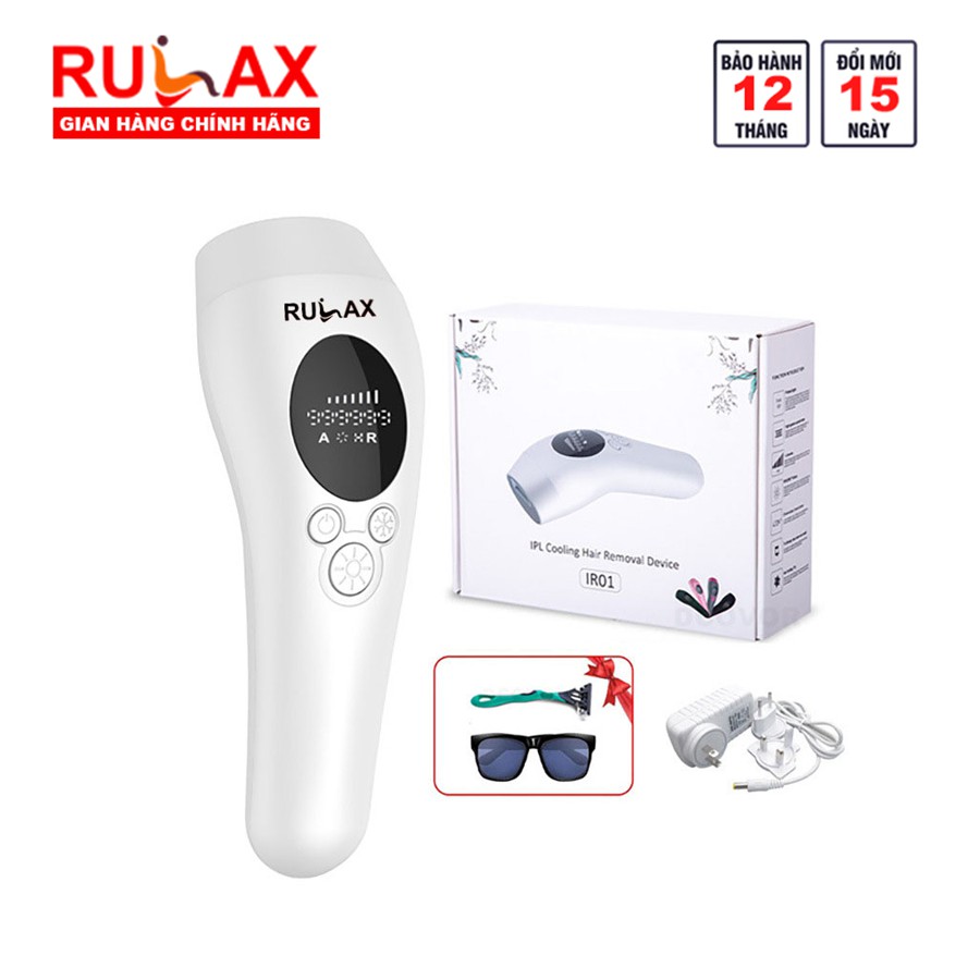 Máy Triệt Lông RULAX Đầu Băng Lạnh IPL 999999 Xung Phiên Bản Mới |BẢO HÀNH 12 THÁNG|