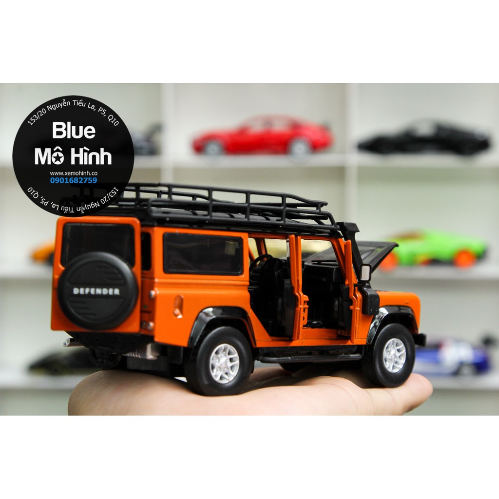 Blue mô hình | Xe mô hình Range Rover Defender Adventure SUV 1:32