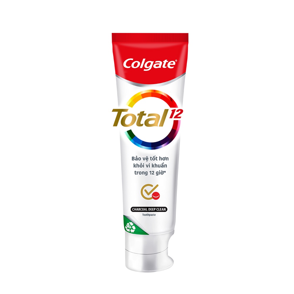 Kem đánh răng Colgate giảm chảy máu nướu Total than hoạt tính bảo vệ toàn diện 170g