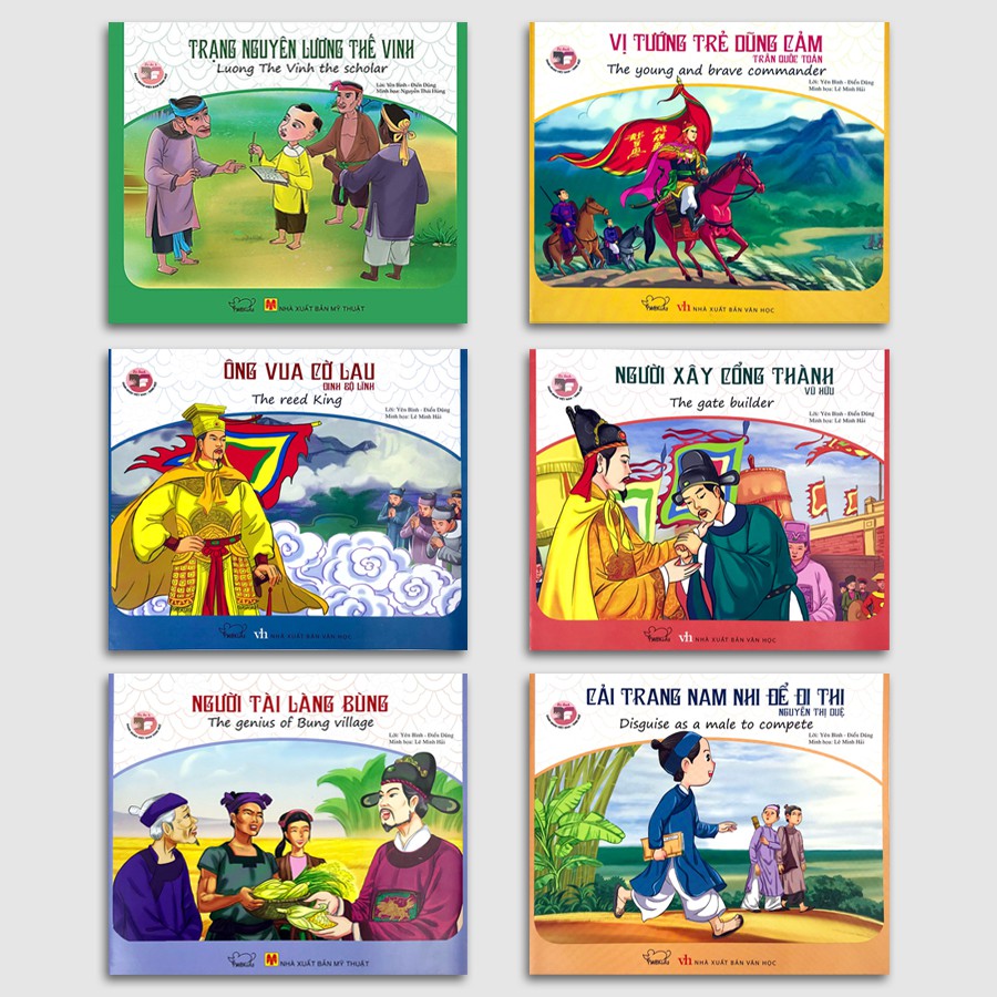 Sách - Danh Nhân Việt Nam Song Ngữ (6 quyển lẻ tùy chọn)