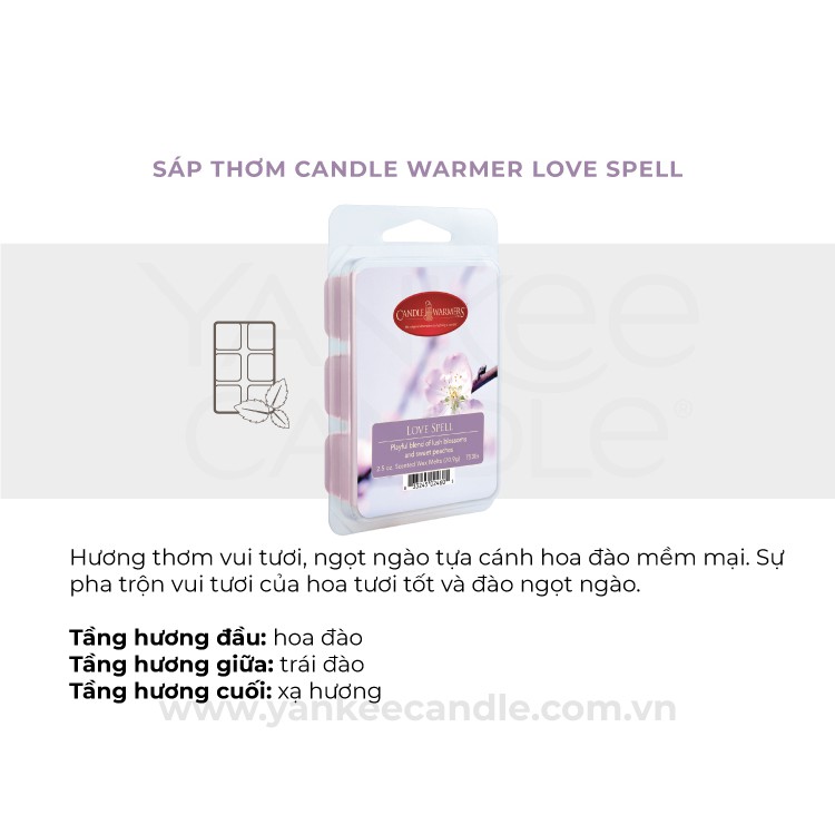 Sáp thơm Candle Warmer - Love Spell