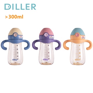 Bình nước Diller D-P4010 300ml chất liệu Ppsu không chứa bpa chống rò rỉ cho bé uống sữa