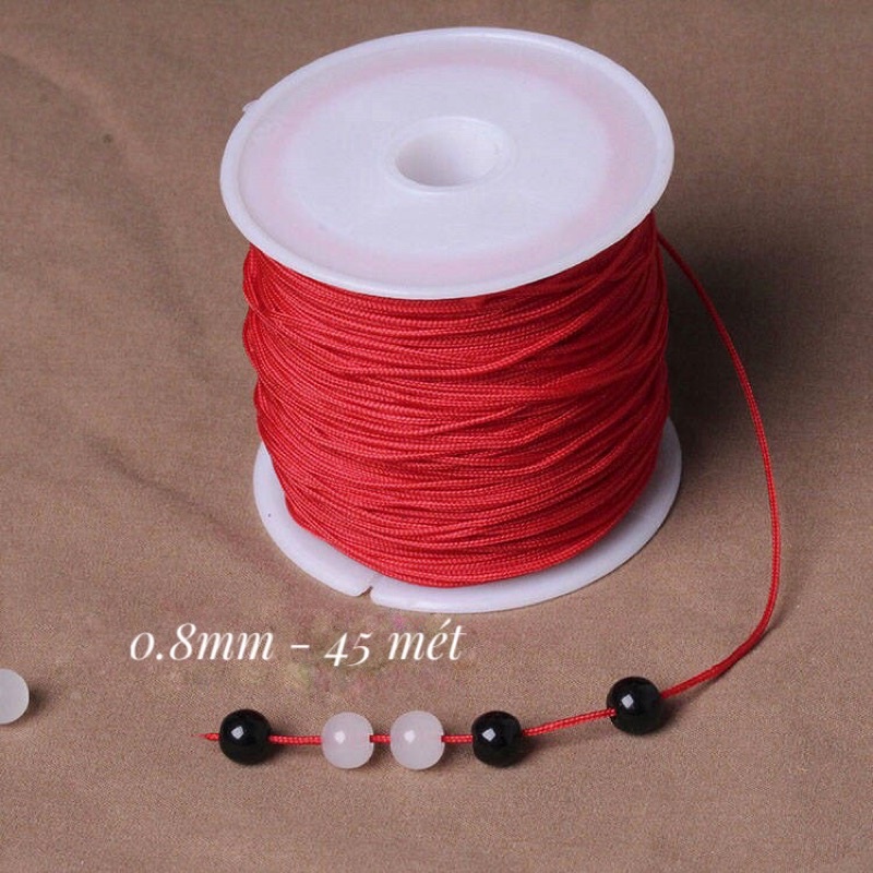 [COMBO GIÁ SỈ] 5 cuộn dây đan vòng handmade 0.8mm đủ màu, loại tốt - HOT