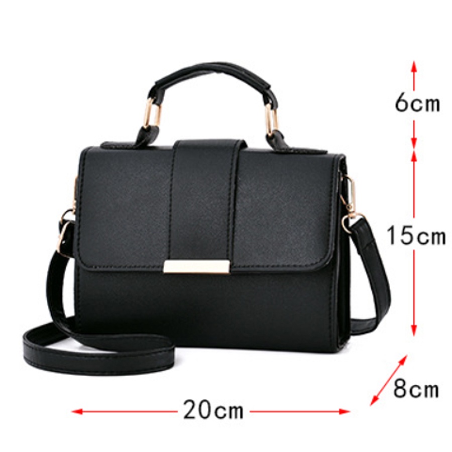 Túi sách đeo chéo nữ giá rẻ 3 ngăn có khóa kéo.Túi sách cầm tay đẹp T4