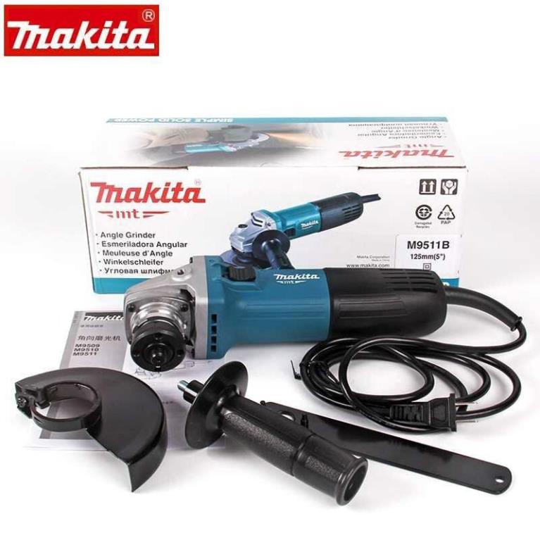 Máy mài cắt cầm tay Makita New cắt sắt, tường, gỗ, tôn  Newma9556