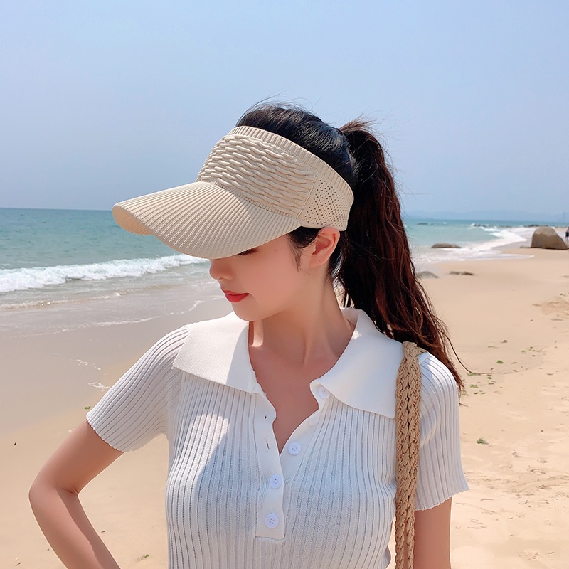 Mũ Vành Rộng Thoáng Khí Màu Sắc Đơn Giản Thời Trang