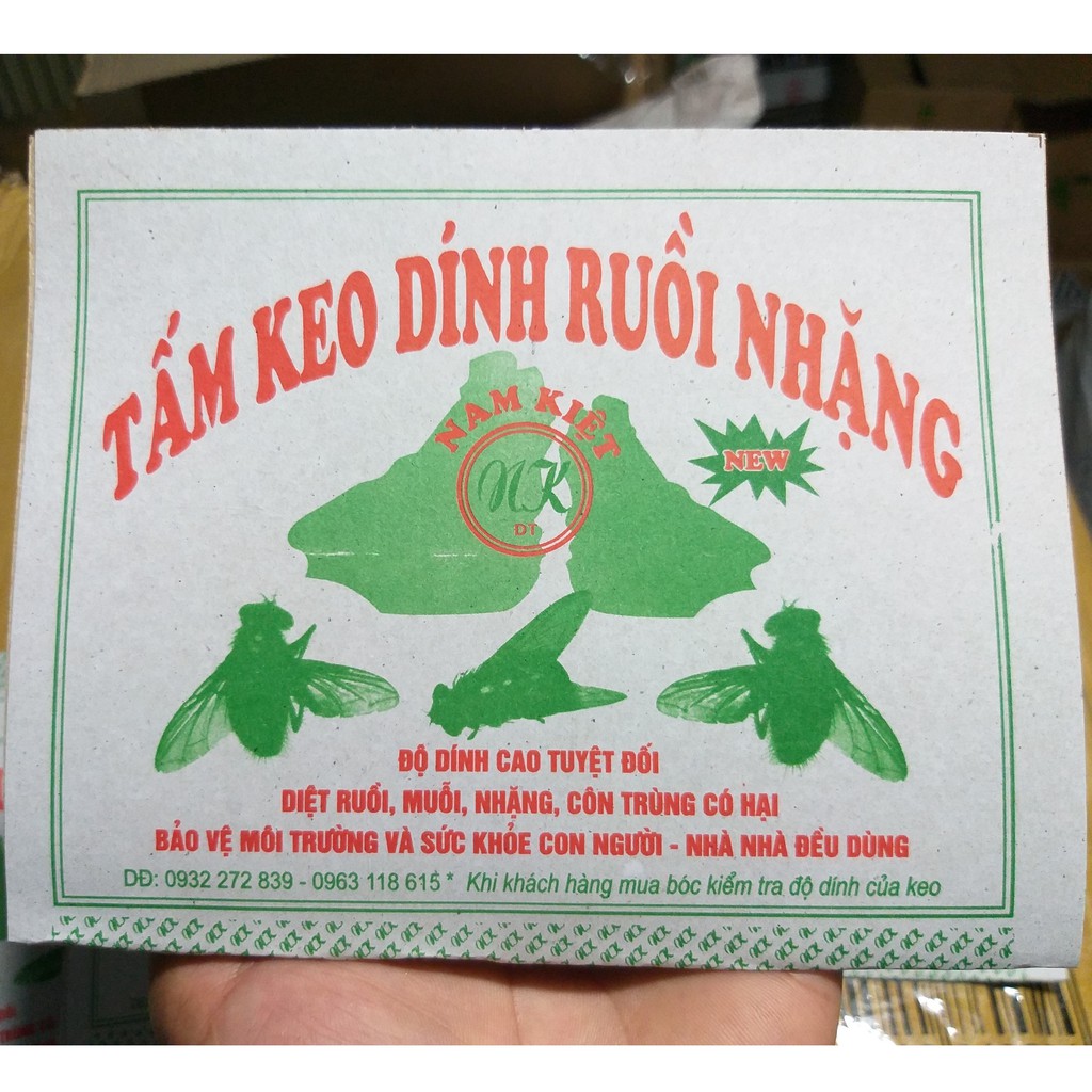 Keo dán ruồi Nam Kiệt (loại lớn) - Keo bẫy ruồi, dính ruồi - Thân thiện với môi trường