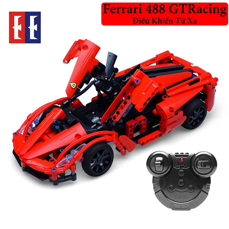 Đồ Chơi Lắp Ráp Mô Hình Siêu Xe Ferrari 488 GT Racing Điều Khiển Từ Xa C51009 Với 380 PCS