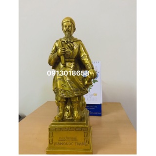 Tượng Trần Hưng Đạo bằng đồng, Hưng Đạo đại vương Trần Quốc Tuấn bằng đồng cỡ to, tượng đồng phong thủy.