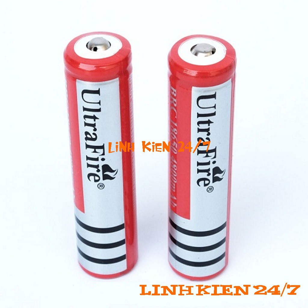 Pin Sạc 3.7v Li-Ion Ultrafire 18650 Dung Lượng 4800mah (1 viên)
