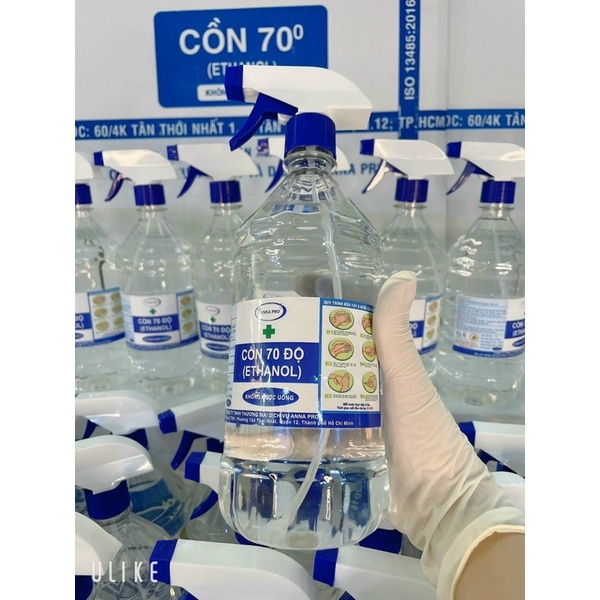 Cồn Ethanol 70 độ và 90 độ 1lit