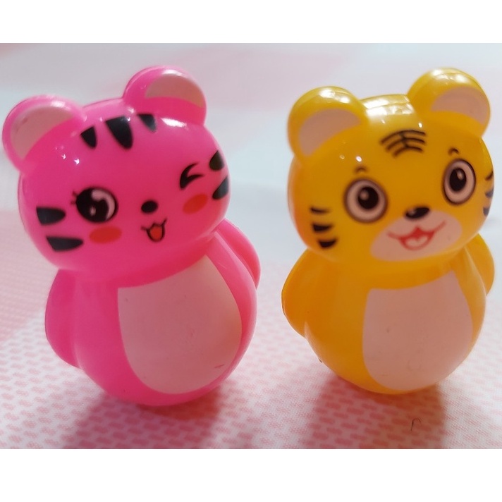 Ryoo Đồ chơi mini Lật Đật Ông Già NÔ EN NGƯỜI TUYẾT ĐÔREMON PICACHU DOREMI NGƯỜI MÁY ROBOT MÈO GẤU TRÚC 🌻 Đồ chơi cho bé