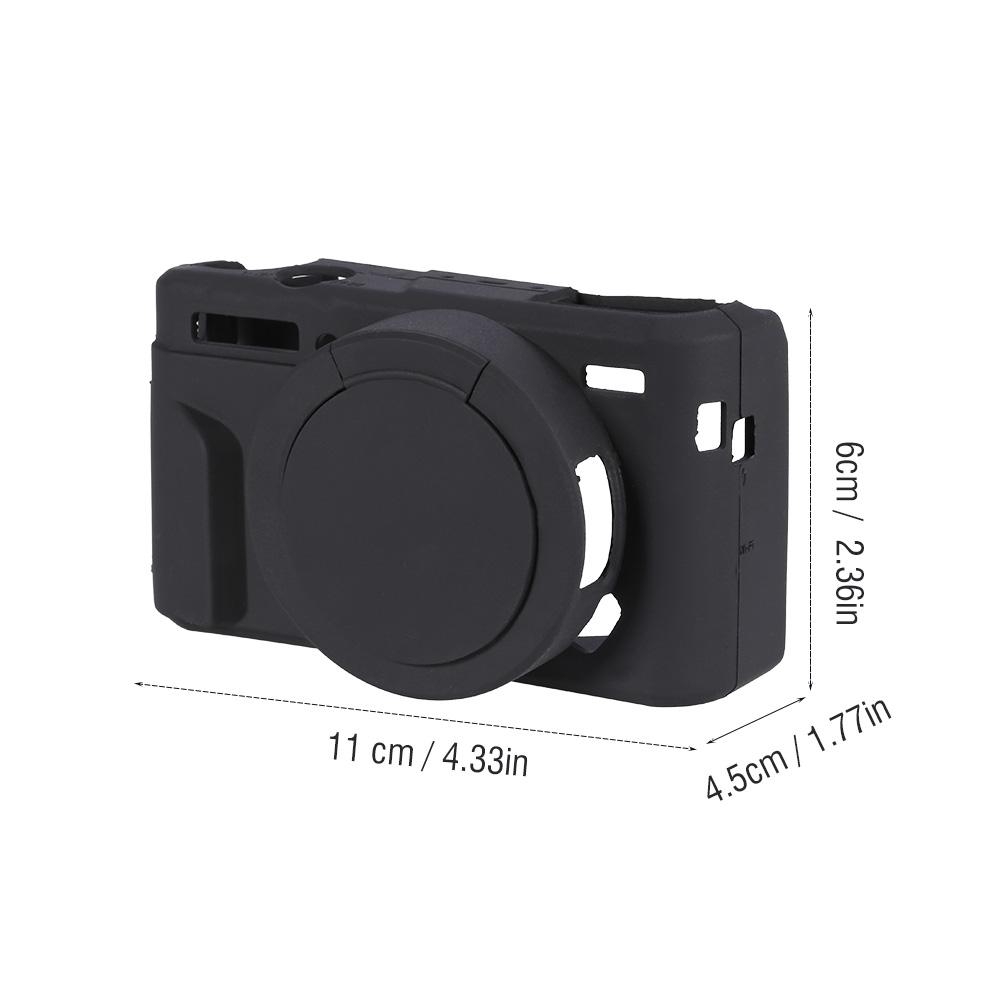 【COD】Vỏ silicon mềm siêu nhẹ bảo vệ máy ảnh Canon G7XII /G7X Mark II