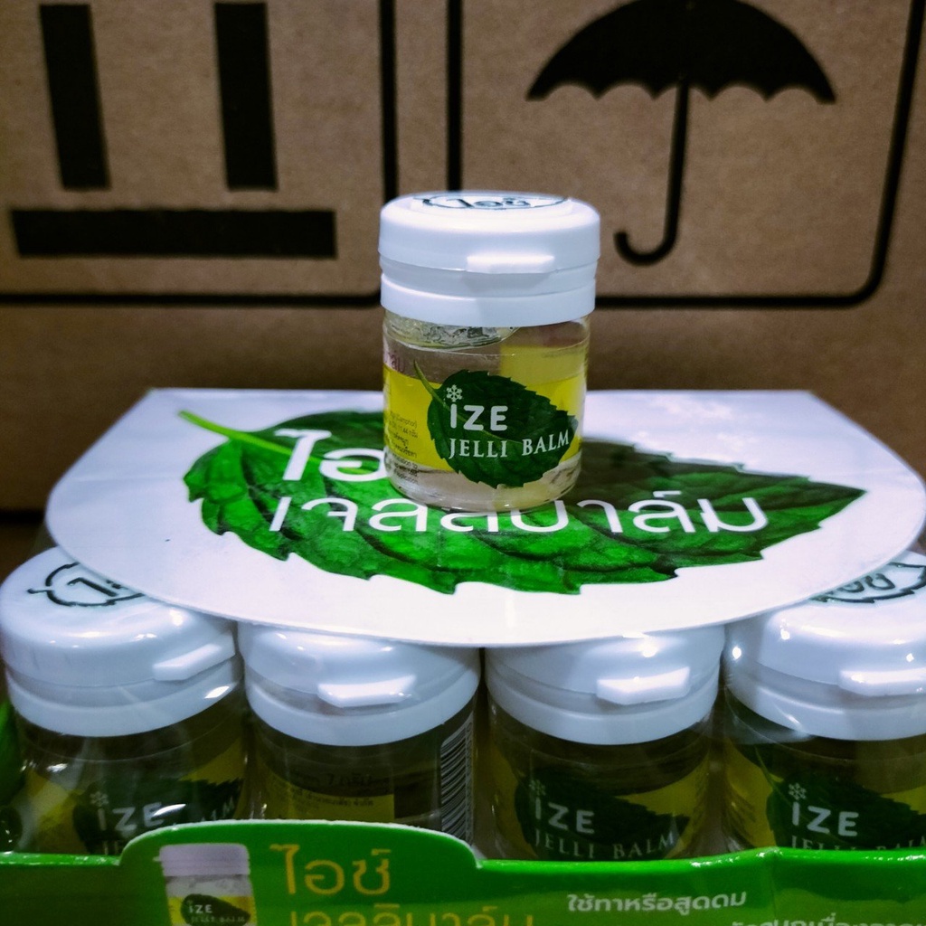 Dầu Hít Thông Mũi Bạc Hà IZE Thái Lan - Say Xe - Tàu Hít Là Hết