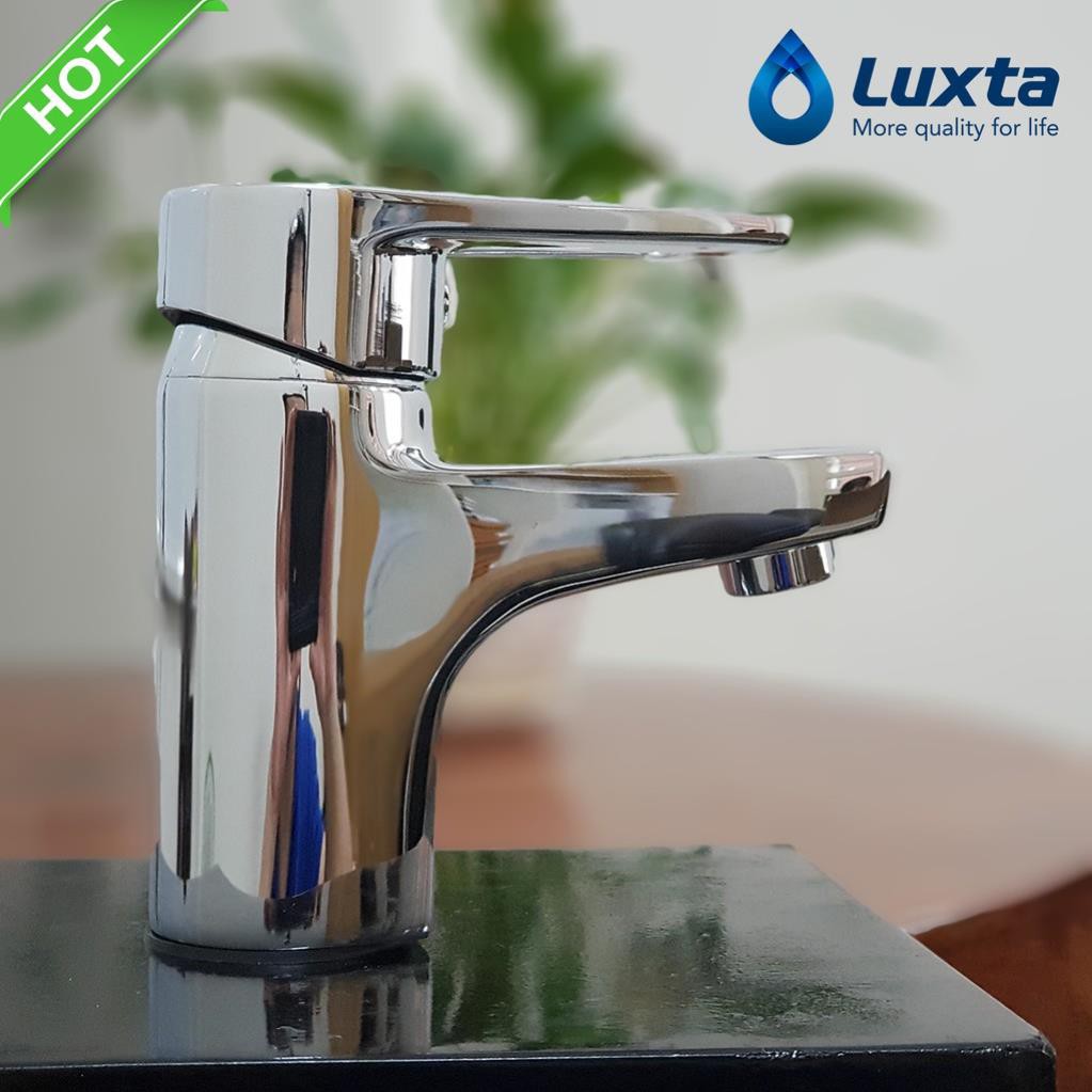 Vòi LAVABO nóng lạnh LUXTA L1226X5 tặng 2 dây cấp-Bh 5 năm