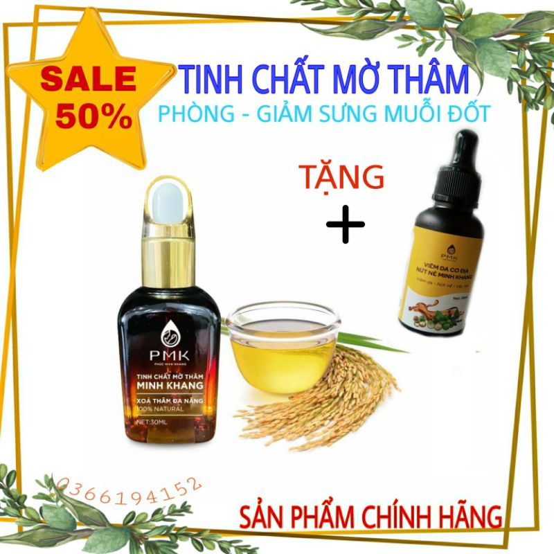 Tinh chất Xóa thâm Minh Khang, Xoá mờ thâm sẹo,thâm mắt, thâm môi,thâm nách,thâm mụn - Chính Hãng để