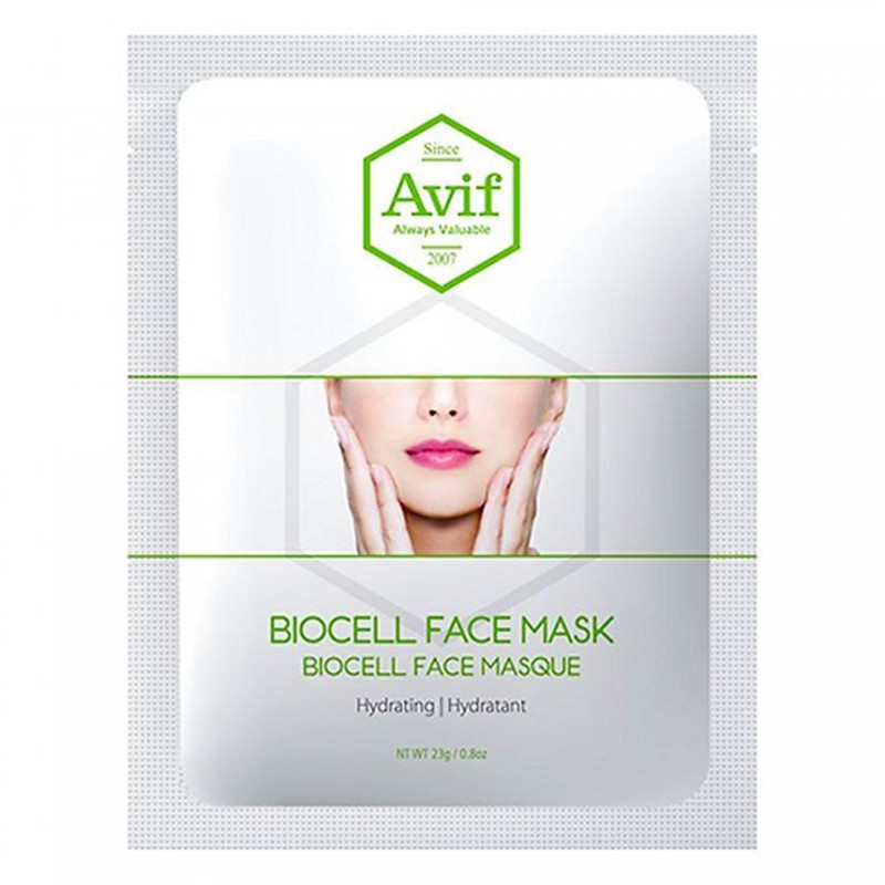 Mặt nạ Dừa Avif Biocell Dưỡng Ẩm Da Chuyên Sâu - Avif Biocell Hydrating Face Mask