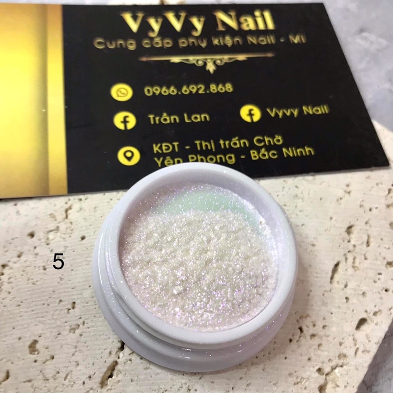 Bột nhũ pha lê bắt sáng