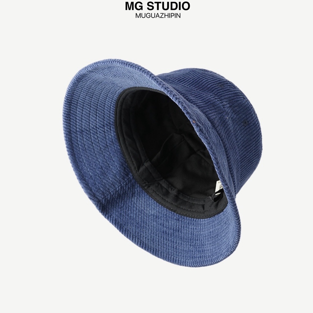 Mũ Tai Bèo MG STUDIO Vải Nhung Kẻ Cơ Bản 10 Màu Tùy Chọn