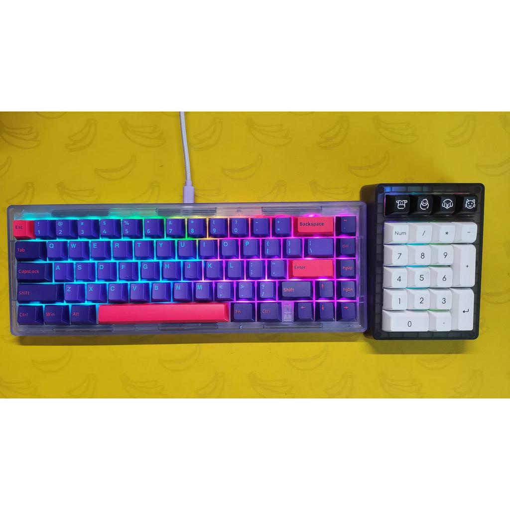 Bàn Phím Số Lap RGB CIY Cake21 Bluetooth 2.4G Ba Chế Độ Pin Khô / Ướt Có Đèn Nền