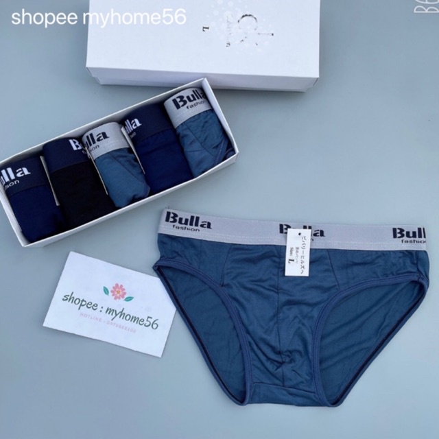 Quần sịp bulla vải cottton 100% shop bao chất (lẻ 1c)