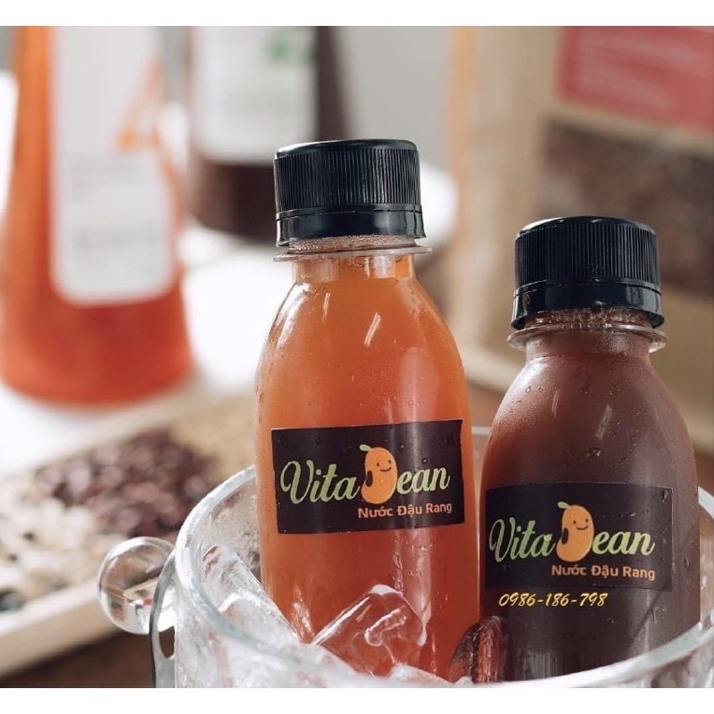 Set 10 chai nhựa tròn nắp đen 100ml