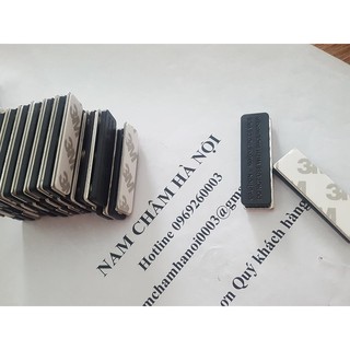 Nam châm cài áo 3 nút đen, loại nam châm làm thẻ tên, bảng tên nhân viên