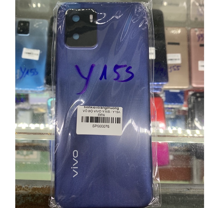 Bộ xương, Lưng vỏ điện thoại Vivo Y15s / Y15A ( lưng, xương, kính cam, phím âm lượng)