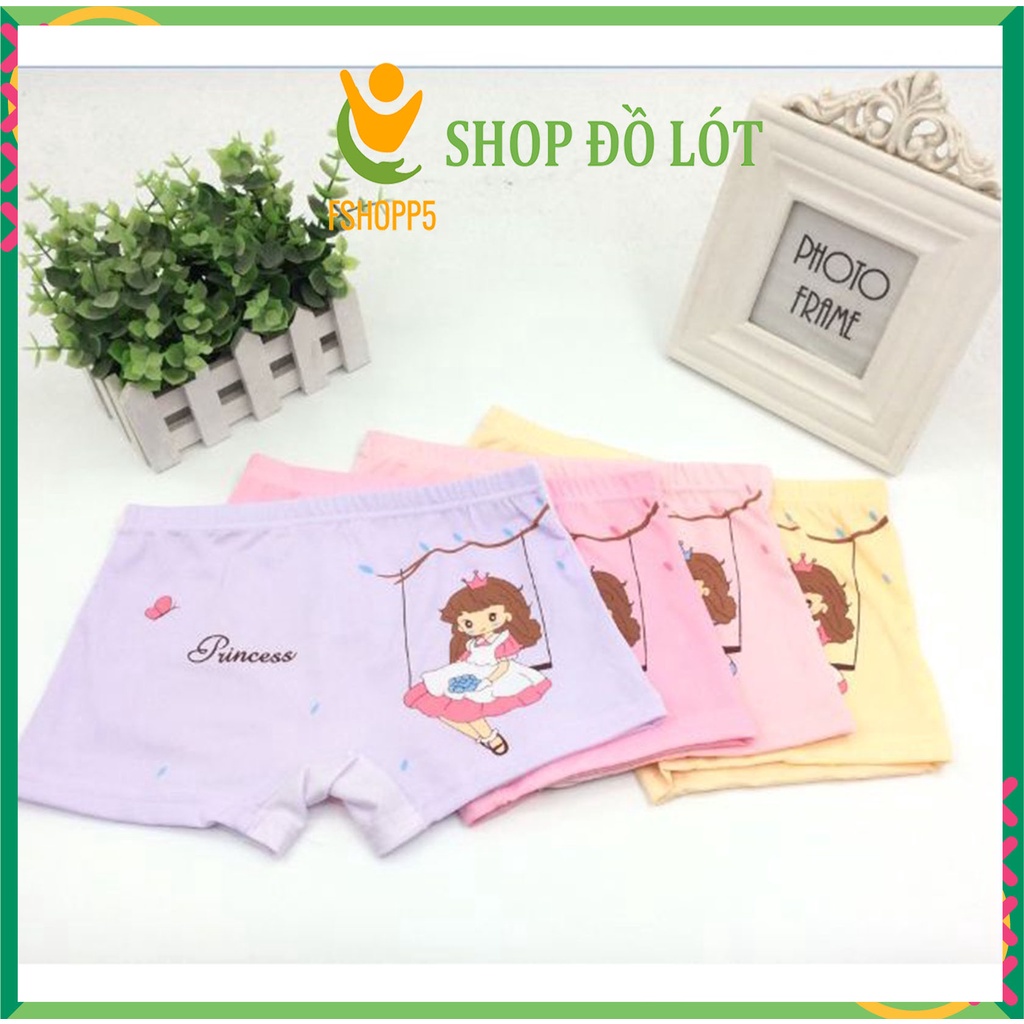 Quần chíp đùi cho bé gái , hàng cotton kháng khuẩn, chất liệu mịn đẹp, co giãn đàn hồi tốt LOTBE