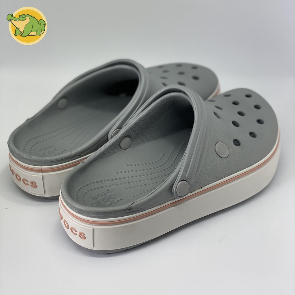 Dép CROCS PLATFORM Nữ Tăng Chiều Cao 3-4cm Êm Nhẹ, Mềm và Không Mùi