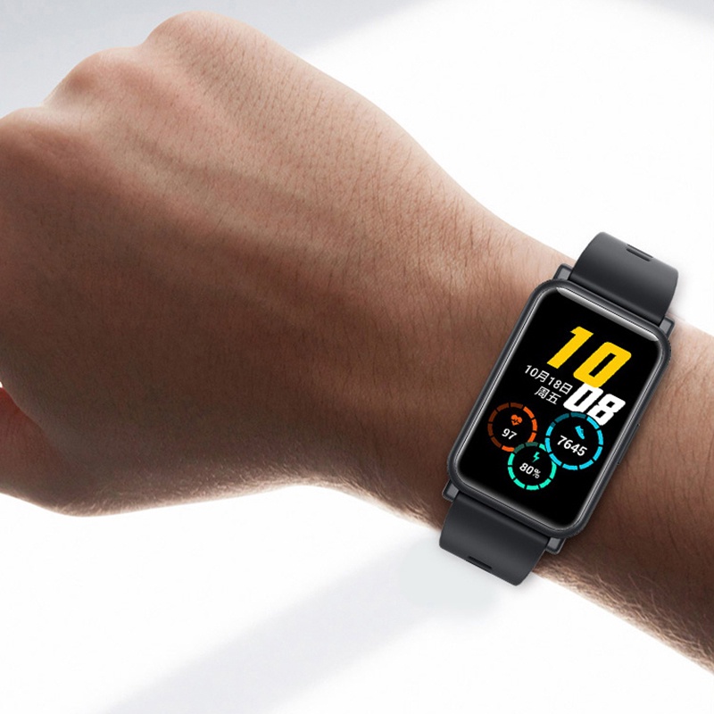 Miếng Dán Viền Cong 3D Chống Trầy Cho Đồng Hồ Huawei Watch Fit /Honor Watch ES / Edge