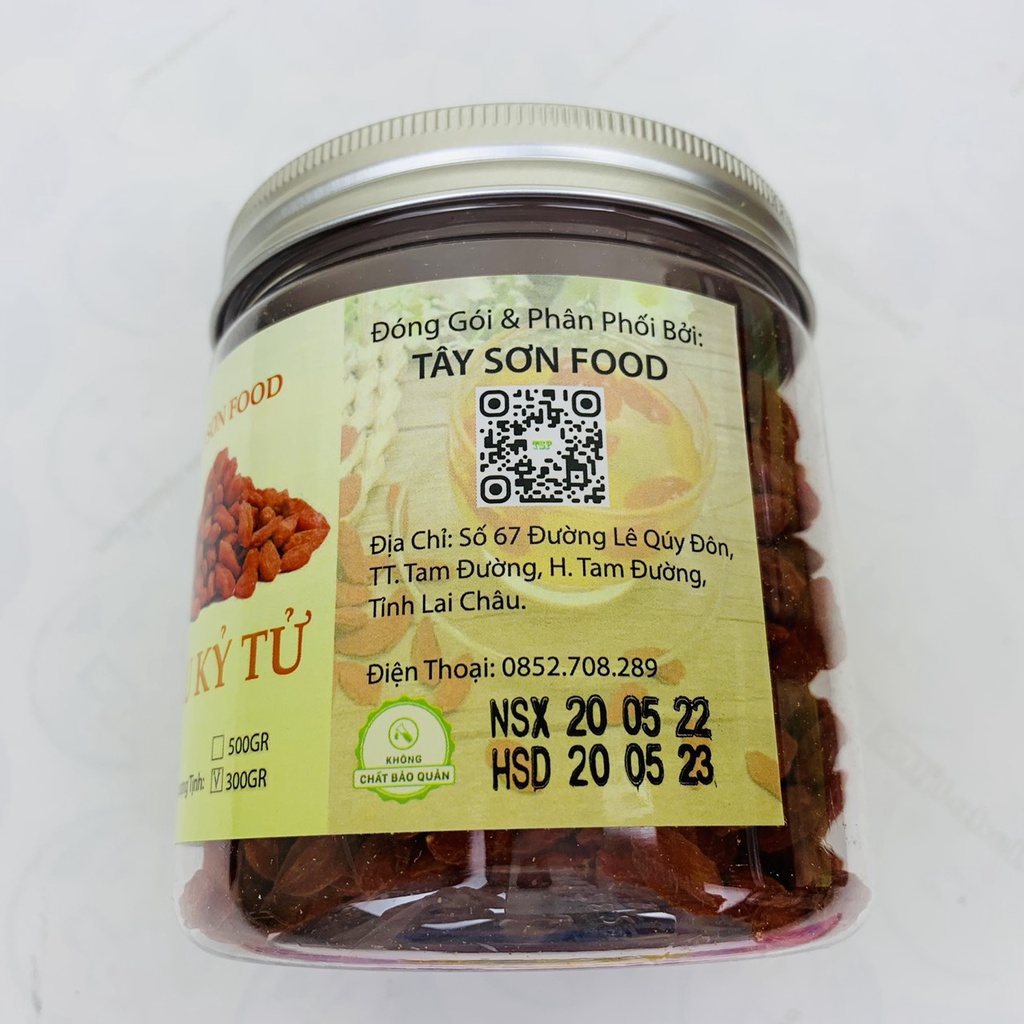 HŨ 500GR Kỷ Tử Đỏ _ Câu Kỷ Tử Hàng Loại 1 Quả To Sấy Khô Đỏ Đều - Tây Sơn Food