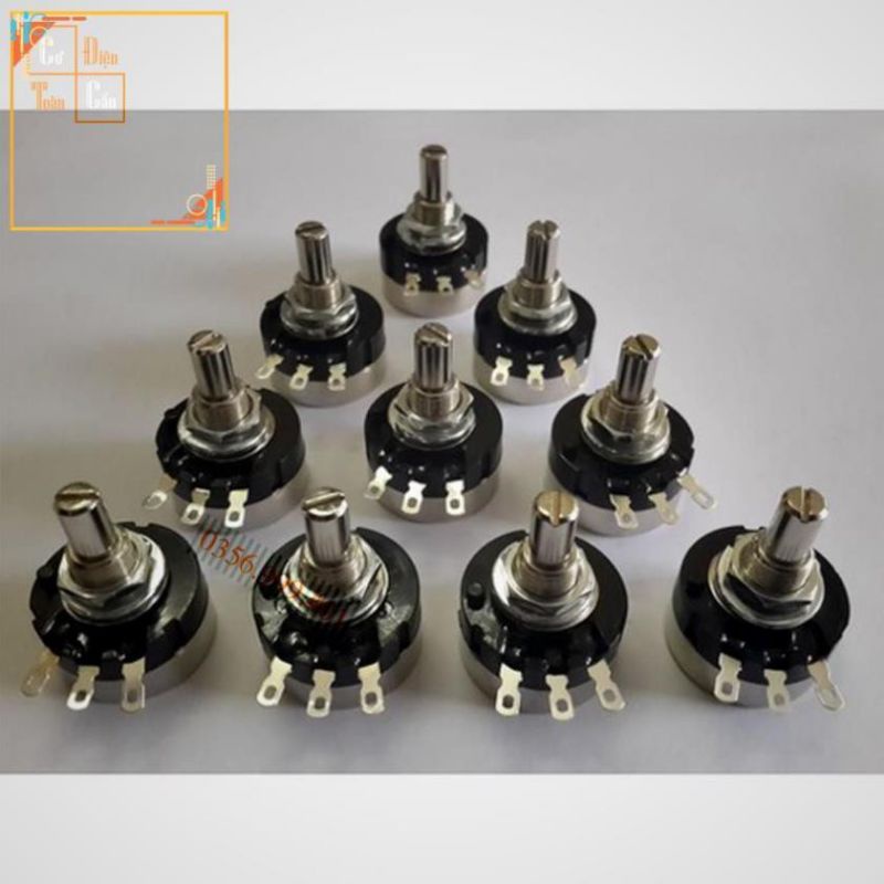 Tocos 500K biến trở B504, chiết áp, volum chỉnh nhiệt độ. sử dụng trong nắp đặt tủ điện nồi nấu phở
