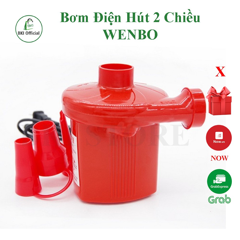 Bơm Điện 2 Chiều Mini WENBO Hút Chân Không Và Thổi Sạch Bụi Bẩn Đa Năng - MAYBOMDIEN