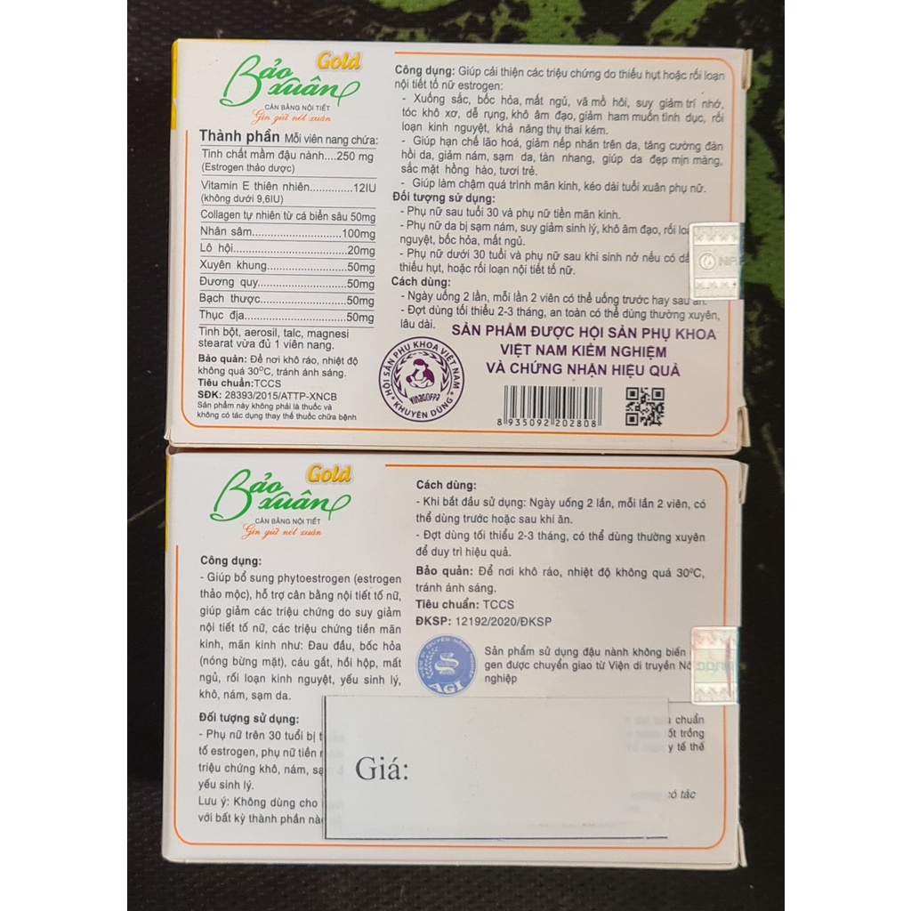 Bảo Xuân Gold 30+  - Cân bằng nội tiết, gìn giữ nét xuân