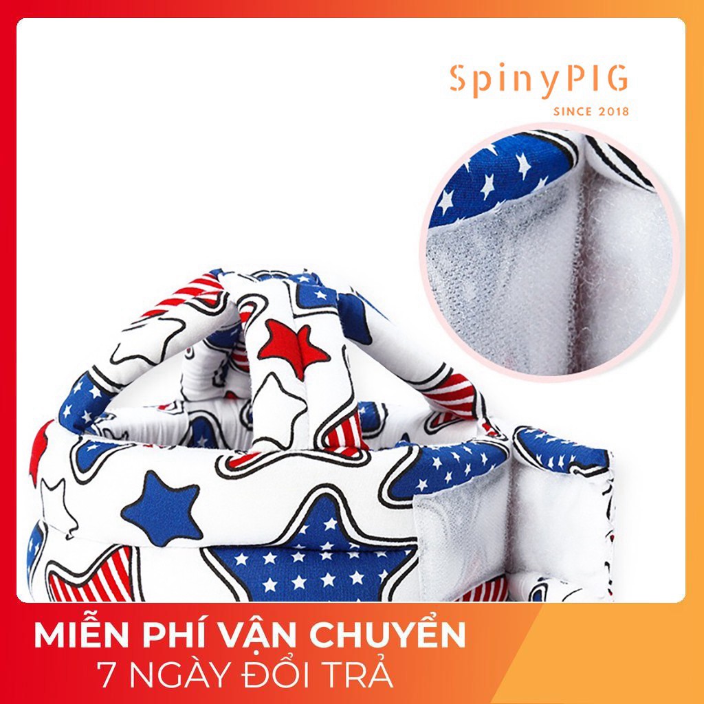 Mũ Bảo Hiểm Bảo Vệ Đầu Cho Bé Tập Đi Với Nhiều Hoạ Tiết Đáng Yêu, Bảo Vệ An Toàn Vùng Đầu Khi Bé Tập Đi, Ngã, Va Đập.