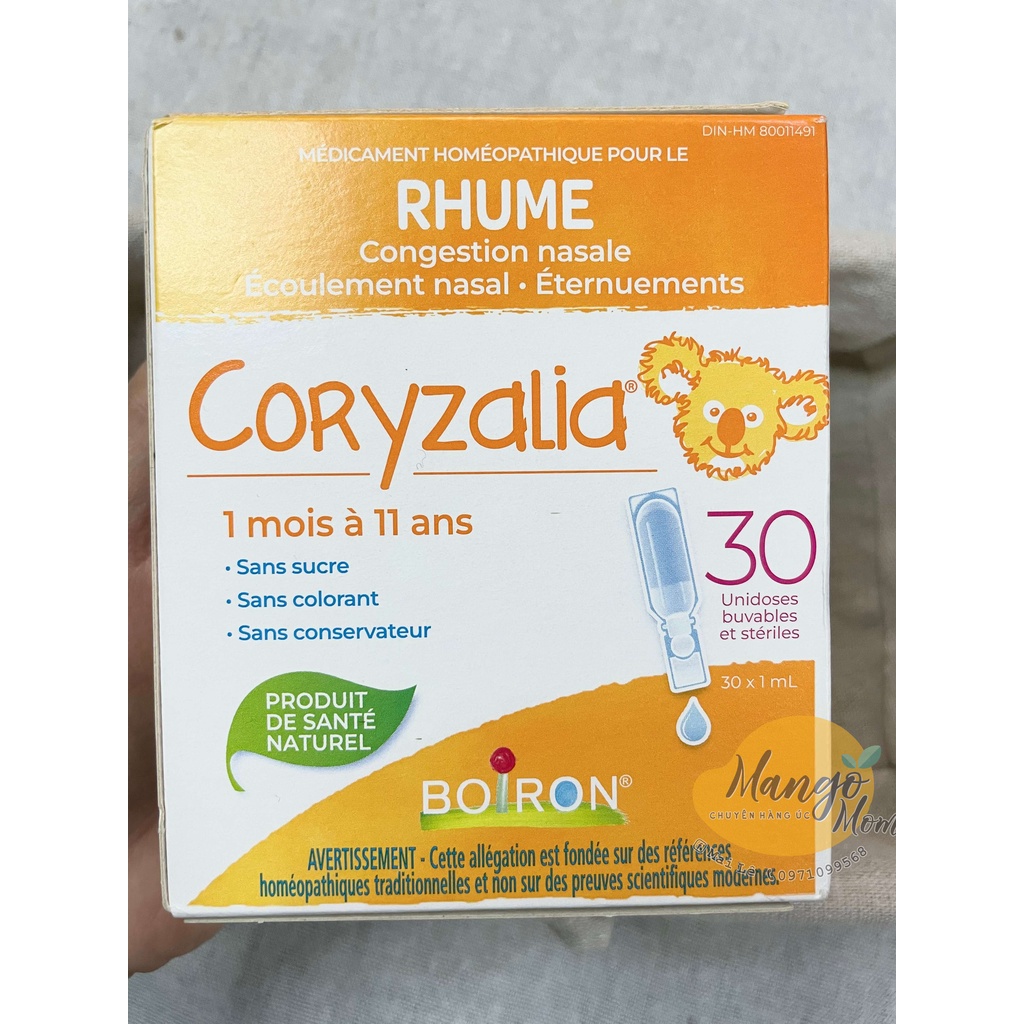 - Muối Uống Vi Lượng Đồng Căn Coryzalia Chính Hãng Boiron