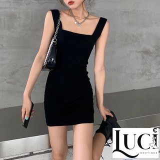 Đầm ôm body cổ vuông chất thun đẹp