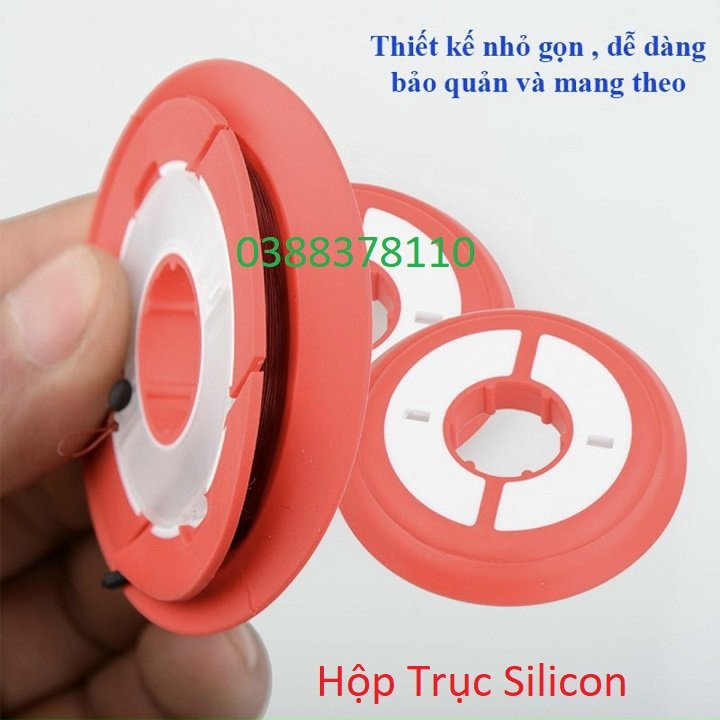 Hộp Trục Câu Đài Silicon, Dụng Cụ, Phụ Kiện Câu Cá