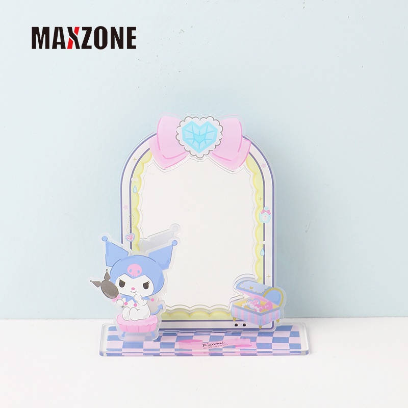 Maxzone Tượng Acrylic Hình Cô Gái Anime Cinnamoroll My Melody Kuromi Diy Để Bàn Trang Trí Cho Nữ