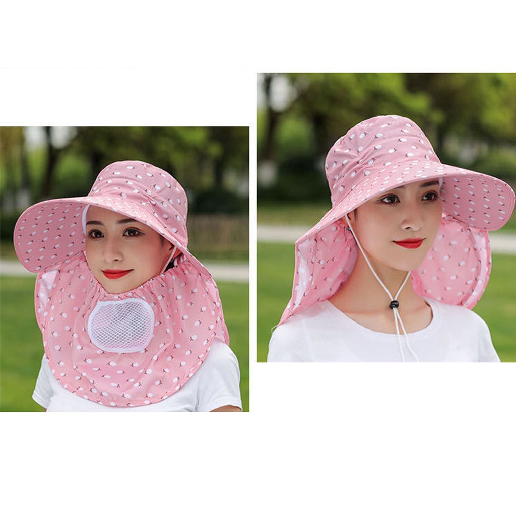 Mũ che nắng FONKEN vành rộng chống tia cực tím thời trang mùa hè cho nữ