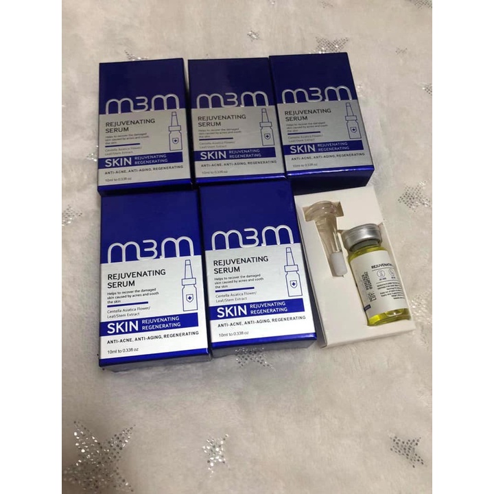Combo Serum dưỡng M3M mụn nám và tế bào gốc