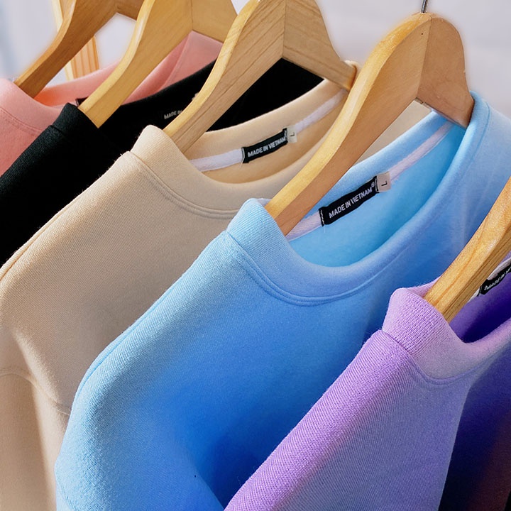 Áo khoác sweater nam HY KOREA Chất Nỉ Bông In Hình Beach Hop 422 Form Rộng