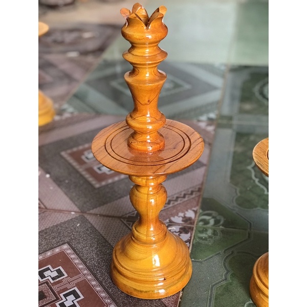 Chân nến gỗ đẹp 40cm *18