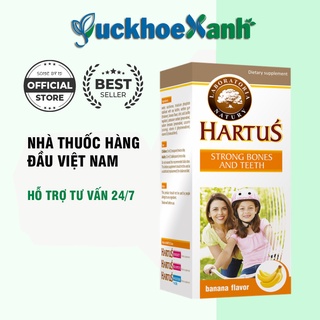 Siro giúp trẻ tăng chiều cao canxi hartus bổ sung thêm d3 và vitamin k2
