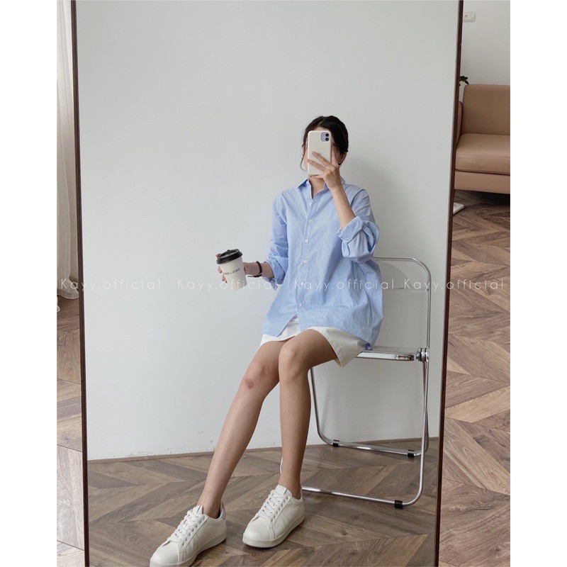 Sơ mi kẻ xanh - ml1 | BigBuy360 - bigbuy360.vn