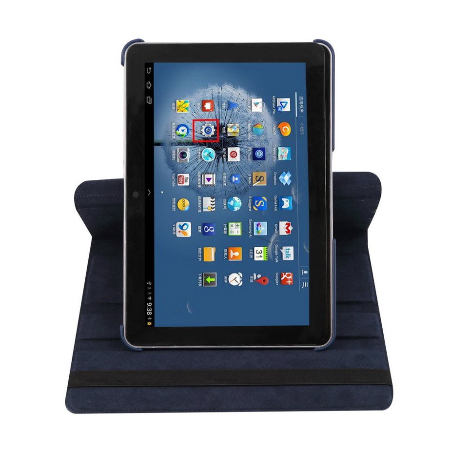 💕10.1'' Rotating PU Leather Case For Samsung Galaxy Tab 2