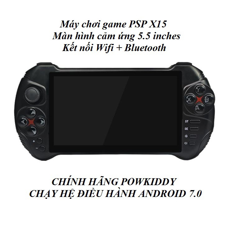 Máy Chơi Game X15 Hệ Điều Hành Android 7.0 Hỗ Trợ Full game PSP/PS1/N64 Cân God Of War/PUBG Màn Hình Cảm Ứng | BigBuy360 - bigbuy360.vn