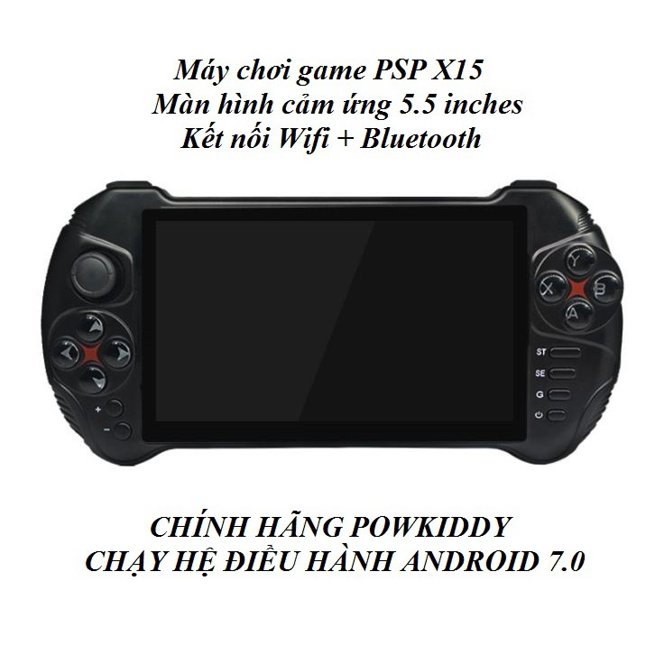 Máy Chơi Game X15 Hệ Điều Hành Android 7.0 Hỗ Trợ Full game PSP/PS1/N64 Cân God Of War/PUBG Màn Hình Cảm Ứng | WebRaoVat - webraovat.net.vn