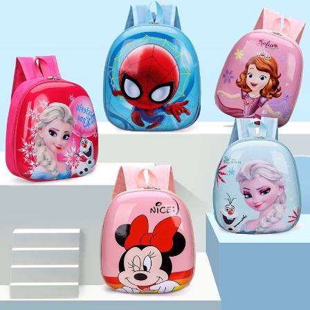 Ba lô trứng size 29x26cm chống gù cho bé trai/ bé gái siêu nhẹ, hình thù đáng yêu ngộ nghĩnh